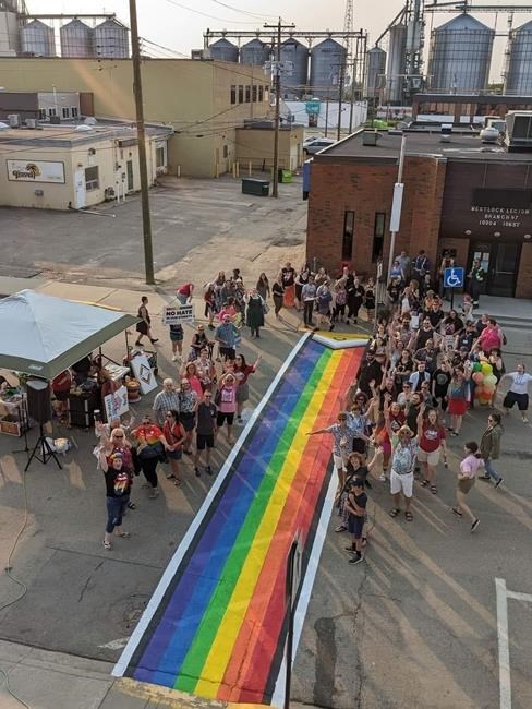 LGBTQ students look ahead after Alberta town bans Pride flags, rainbow crosswalks | iNFOnews.ca