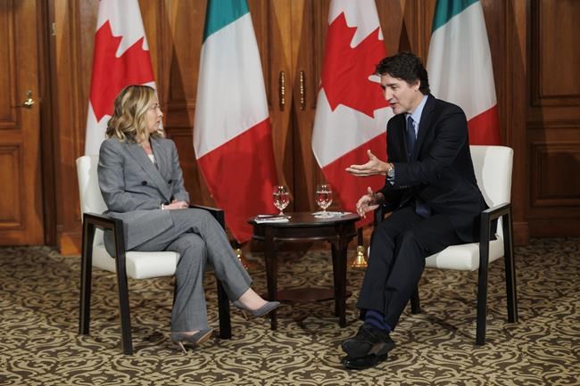 Trudeau meets Italian PM Meloni in Toronto, pair agrees to 'roadmap' for cooperation | iNFOnews.ca