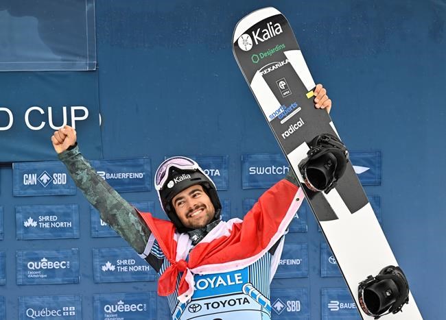 Quebec's Eliot Grondin takes home gold at snowboard cross World Cup | iNFOnews.ca Quebec's Eliot Grondin takes home gold at snowboard cross World Cup | iNFOnews.ca