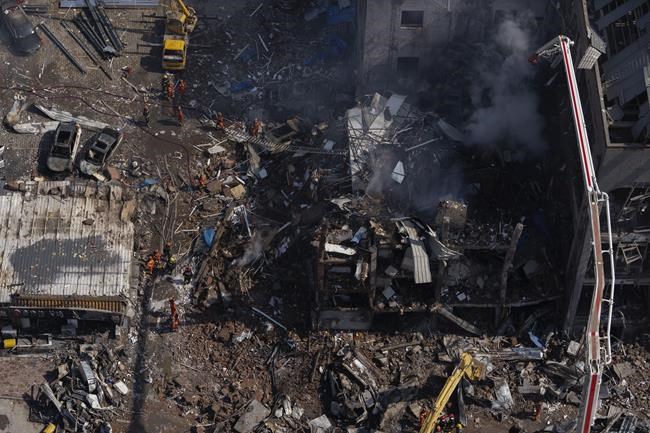At least 2 dead and dozens injured in a suspected gas explosion outside Beijing | iNFOnews.ca At least 2 dead and dozens injured in a suspected gas explosion outside Beijing | iNFOnews.ca