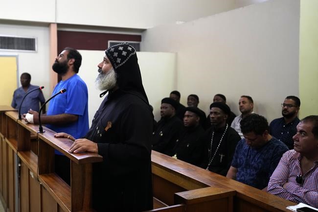 2 men accused of murdering 3 Egyptian Coptic monks appear in a South African court | iNFOnews.ca