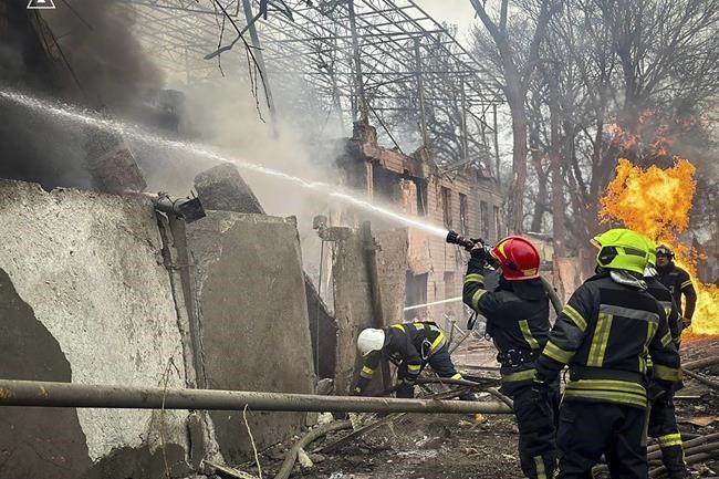 Russian missiles kill at least 16 people in the latest strike on southern Ukraine's Odesa | iNFOnews.ca