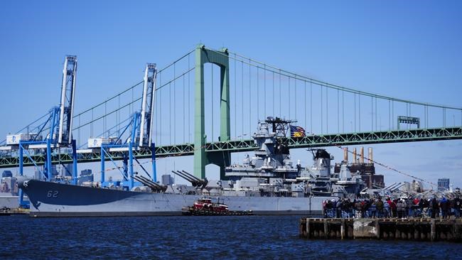 Famed battleship USS New Jersey floating down Delaware River to Philadelphia for maintenance | iNFOnews.ca