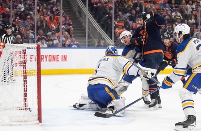 Oilers pummel Sabres 8-3 behind five-goal third period | iNFOnews.ca Oilers pummel Sabres 8-3 behind five-goal third period | iNFOnews.ca