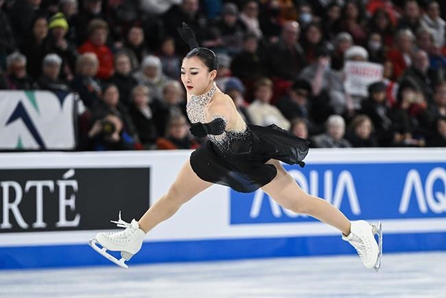Japan's Sakamoto three-peats as women's figure skating world champion | iNFOnews.ca