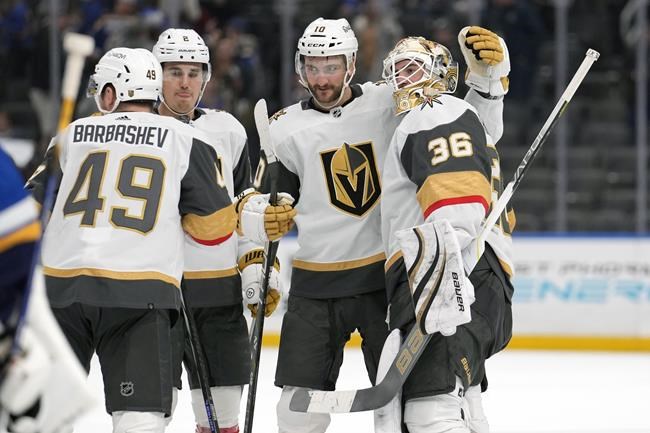 Golden Knights beat Blues in OT | iNFOnews.ca Golden Knights beat Blues in OT | iNFOnews.ca