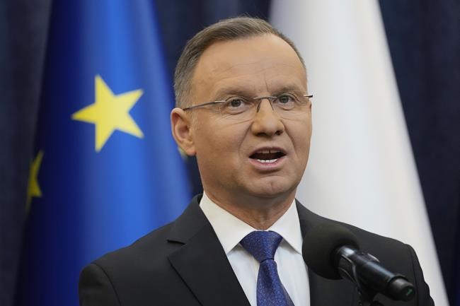 Poland's president vetoes law on free access to morning-after pill for ages 15 and above | iNFOnews.ca