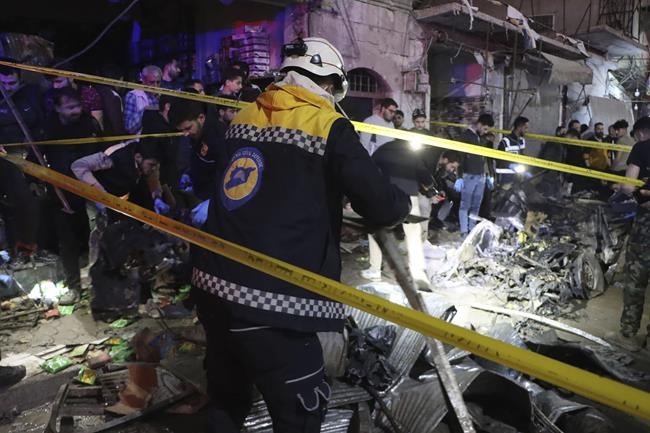A car bomb in a Syrian opposition-held town kills at least 3 people, including 2 children | iNFOnews.ca