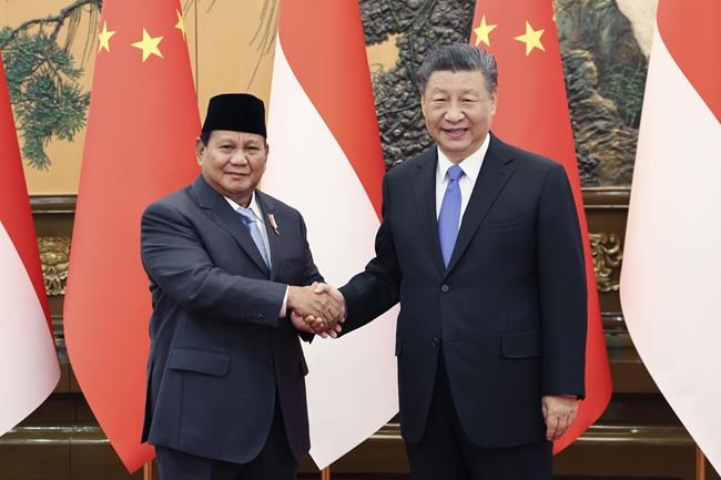 Indonesian President-elect Subianto visits China in bid to strengthen ties | iNFOnews.ca