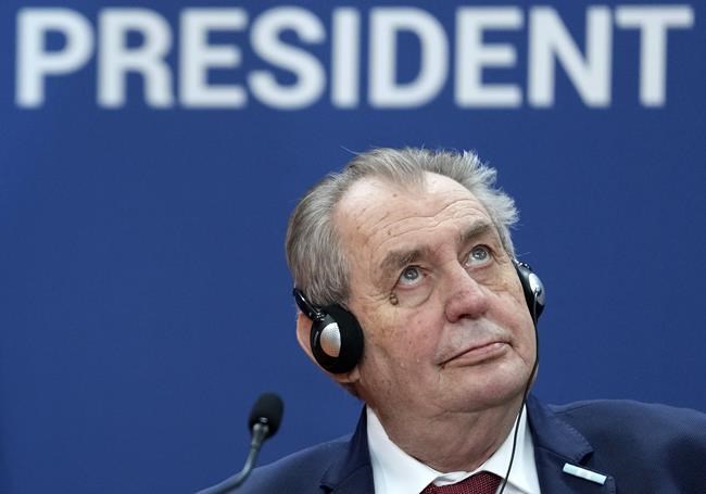 Former Czech President Milos Zeman released from a hospital after surgery for a blood clot | iNFOnews.ca