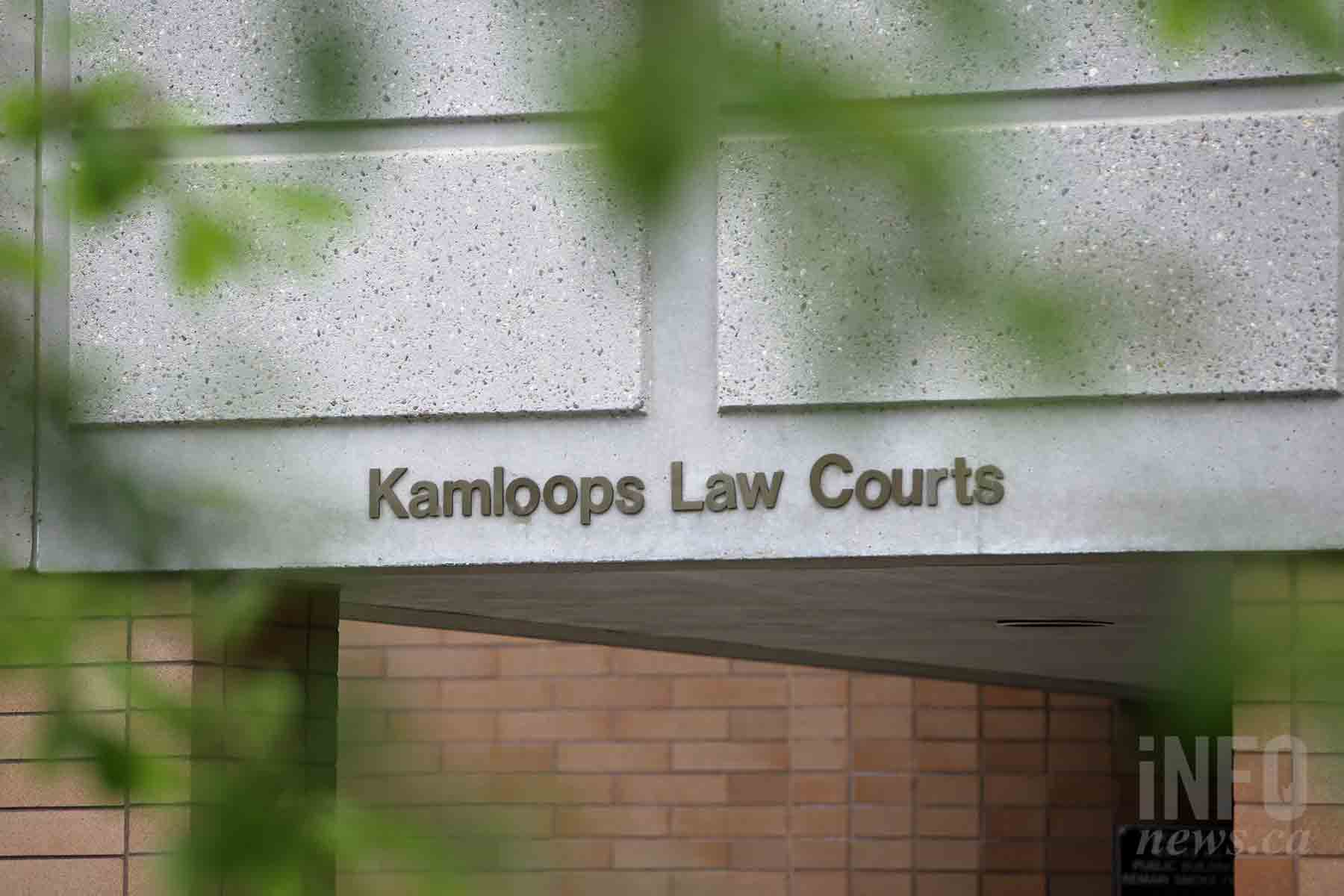 Province moves to seize accused Kamloops area drug dealer's home a second time | iNFOnews.ca Signage on the front of a building reads "Kamloops Law Courts."