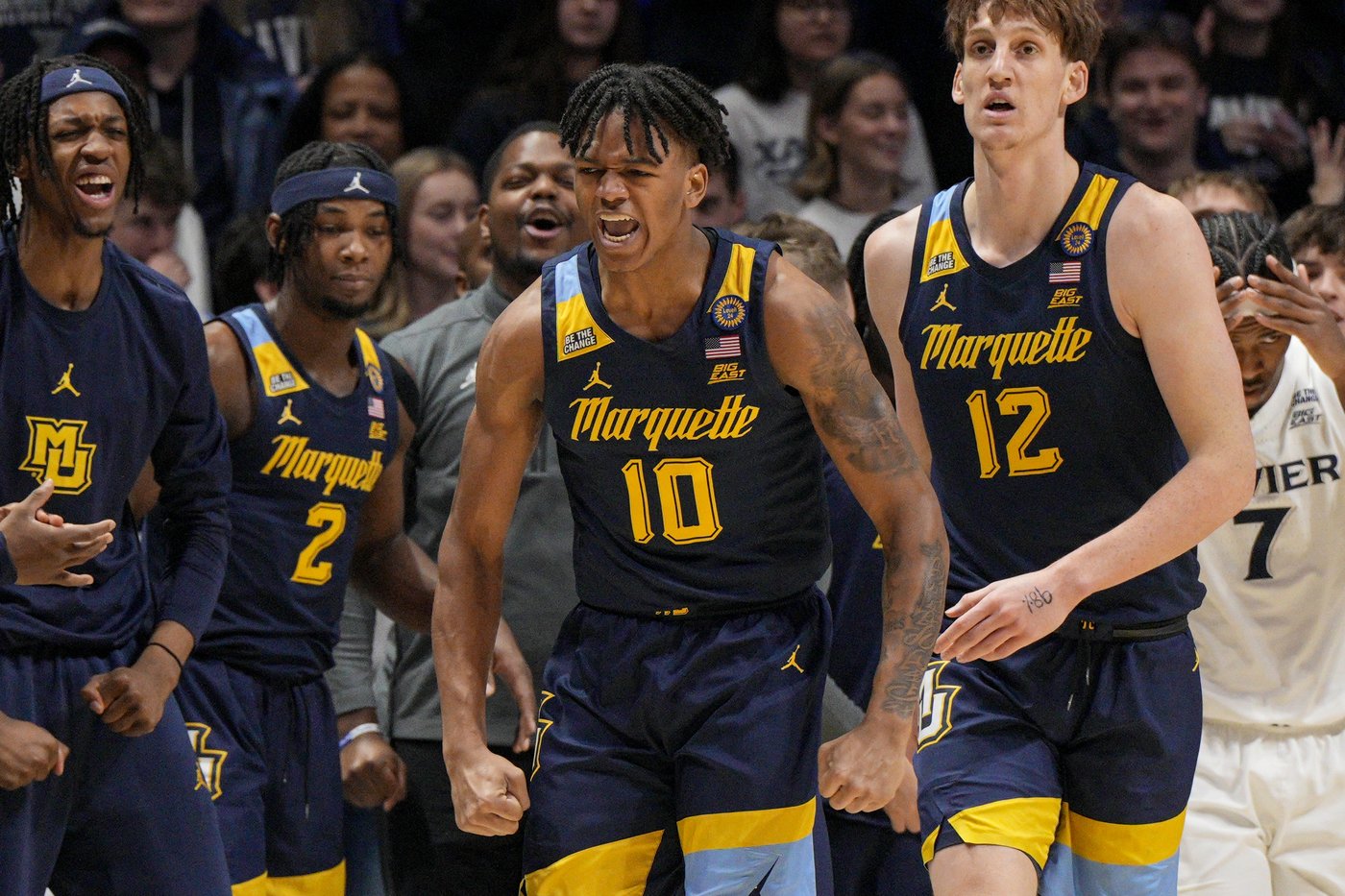 Kam Jones scores 20 points as No. 9 Marquette holds off Xavier 72-70 | iNFOnews.ca Kam Jones scores 20 points as No. 9 Marquette holds off Xavier 72-70 | iNFOnews.ca
