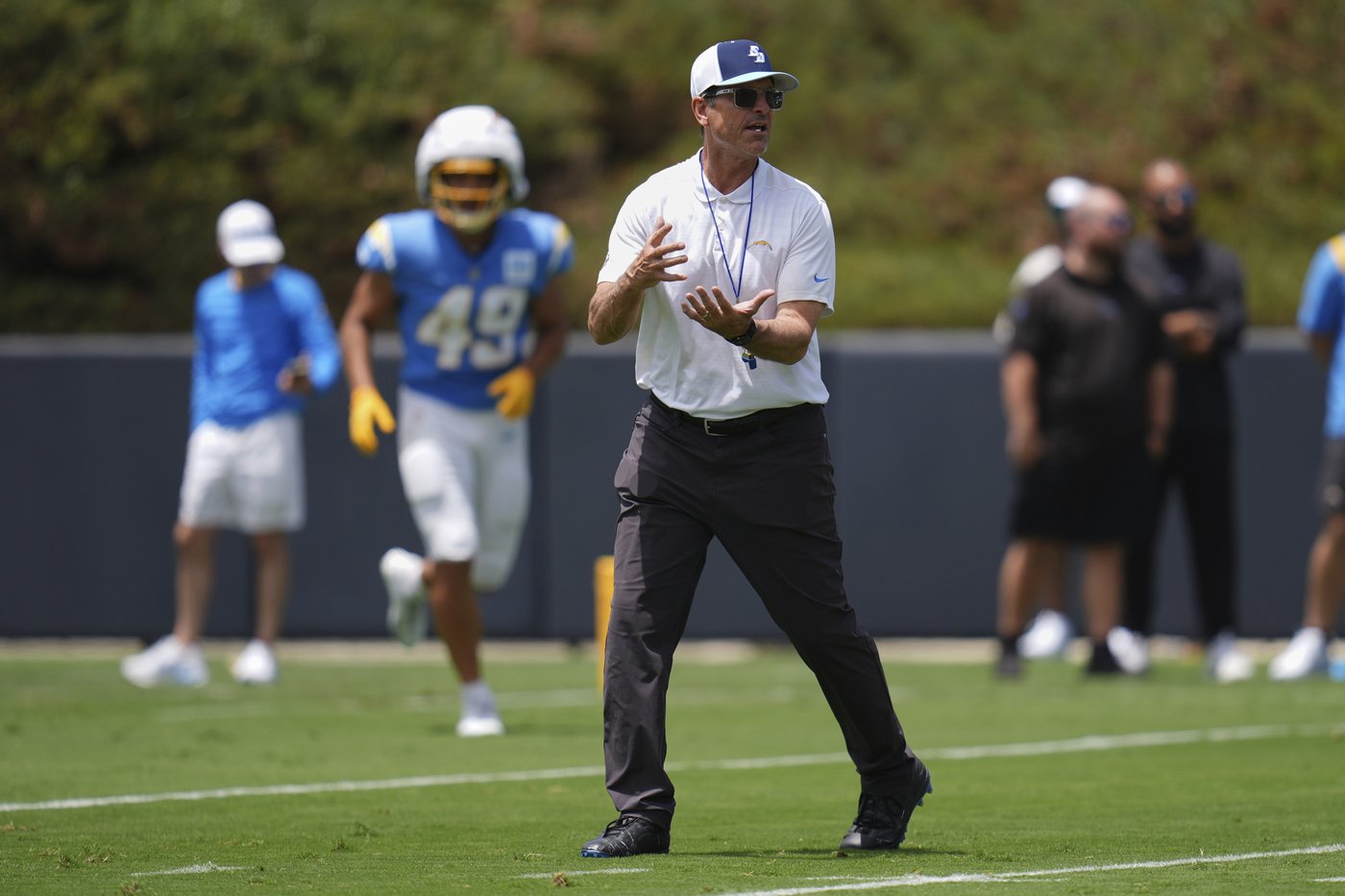 Chargers back in San Diego for 2 days at school where Harbaugh landed 1st head coaching job | iNFOnews.ca Chargers back in San Diego for 2 days at school where Harbaugh landed 1st head coaching job | iNFOnews.ca