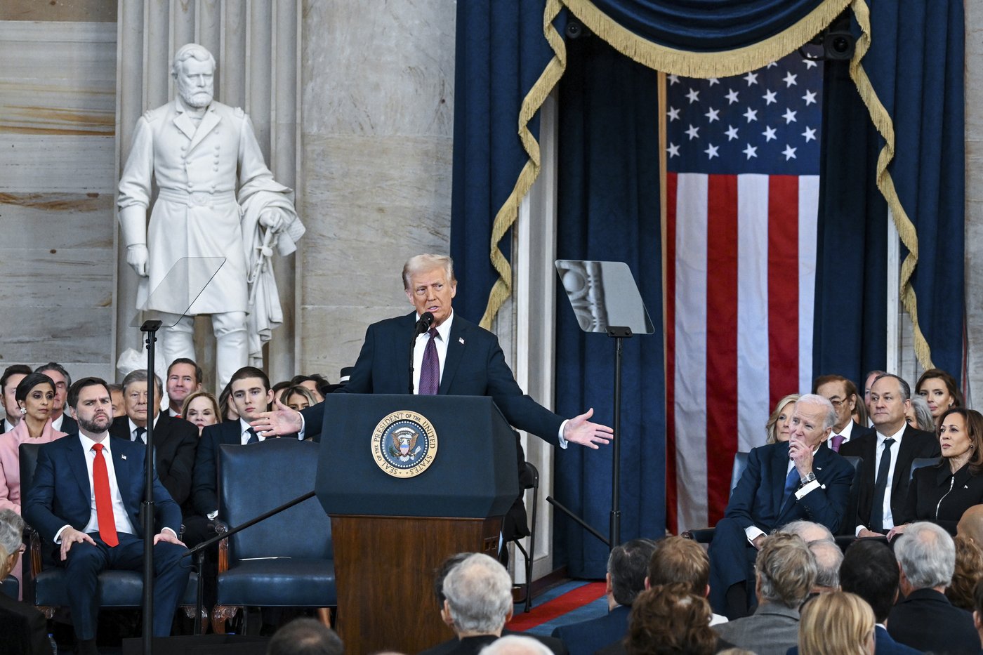 Transcript: Trump returns to presidency declaring 'the golden age of America begins right now' | iNFOnews.ca