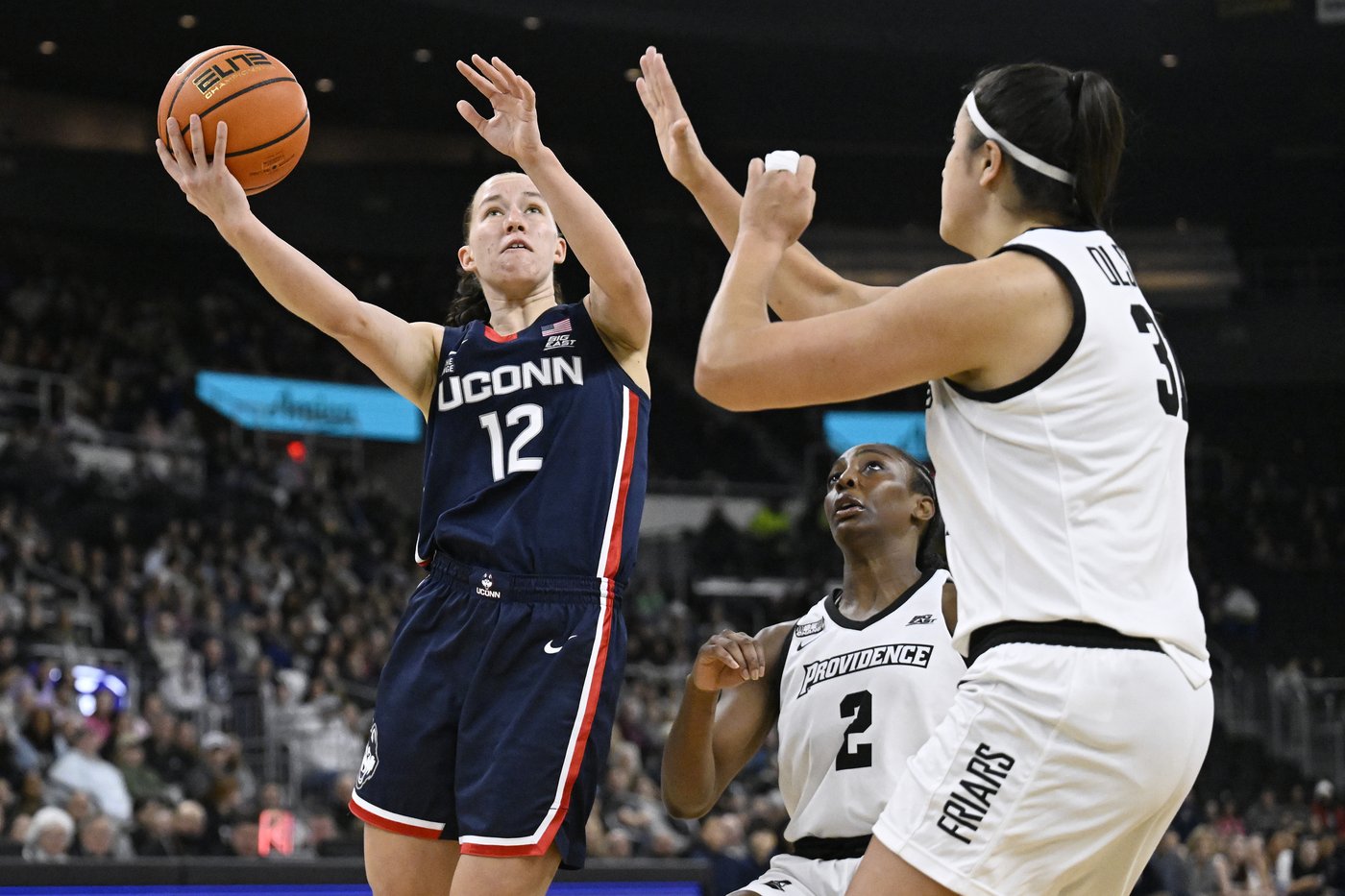 No. 5 UConn beats Providence 77-40 to extend its Big East regular-season win streak to 33 games | iNFOnews.ca No. 5 UConn beats Providence 77-40 to extend its Big East regular-season win streak to 33 games | iNFOnews.ca