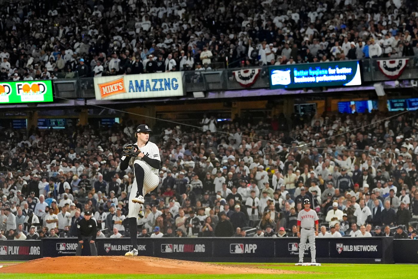 Schlittler's playoff gem for Yankees against rival Red Sox prompts Boone to say `A star is born' | iNFOnews.ca Schlittler's playoff gem for Yankees against rival Red Sox prompts Boone to say `A star is born' | iNFOnews.ca