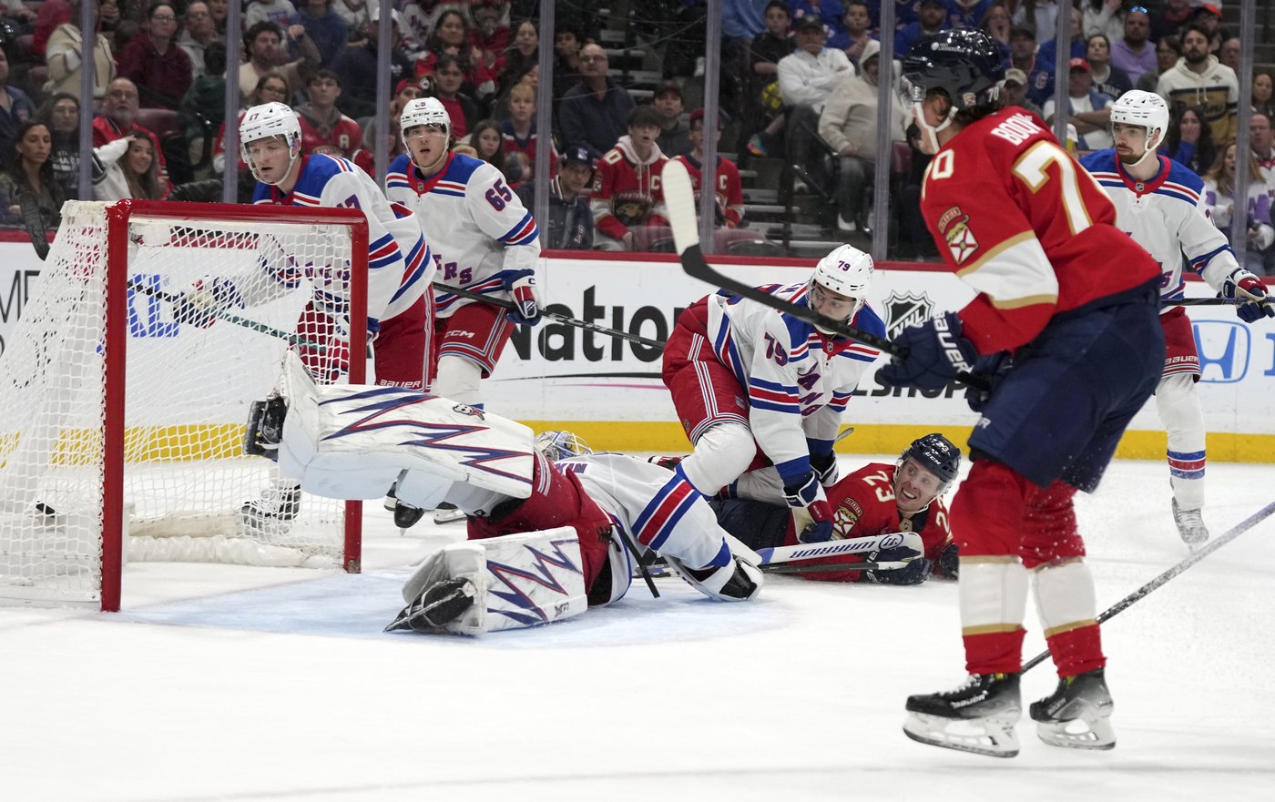 Jesper Boqvist scores twice as Panthers beat Rangers 5-3 after back-to-back scoreless games | iNFOnews.ca