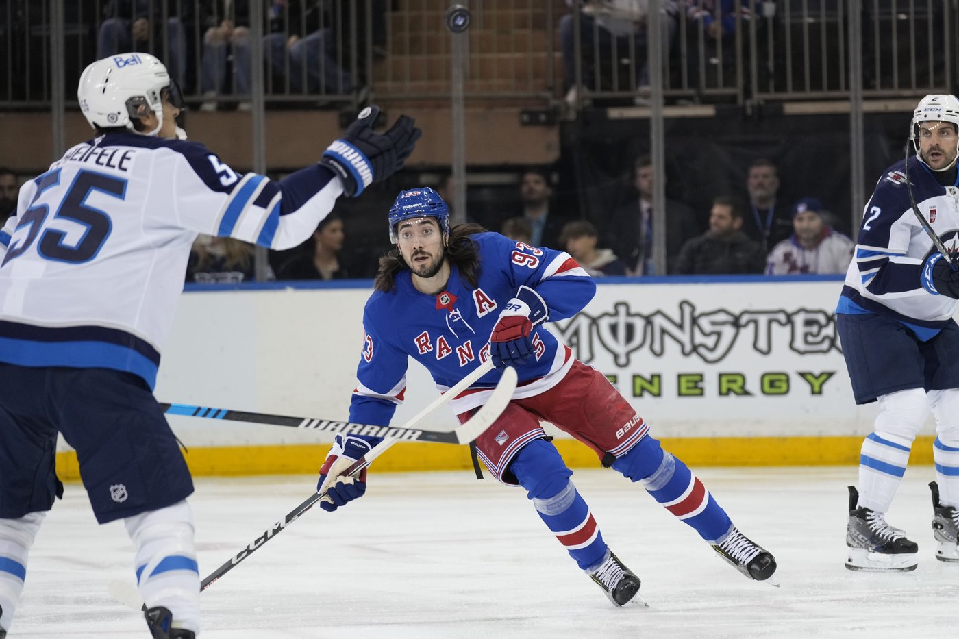 Scheifele and Connor each score twice and Jets down Rangers 6-3 | iNFOnews.ca
