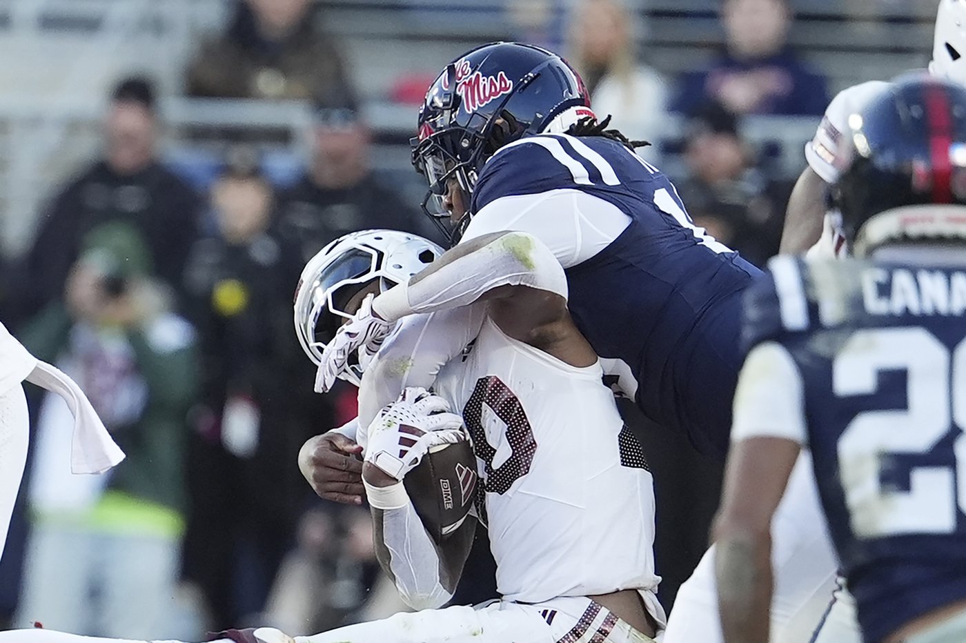 No. 15 Ole Miss beats Mississippi St. 26-14 to win Egg Bowl and keep slim CFP hope alive | iNFOnews.ca No. 15 Ole Miss beats Mississippi St. 26-14 to win Egg Bowl and keep slim CFP hope alive | iNFOnews.ca