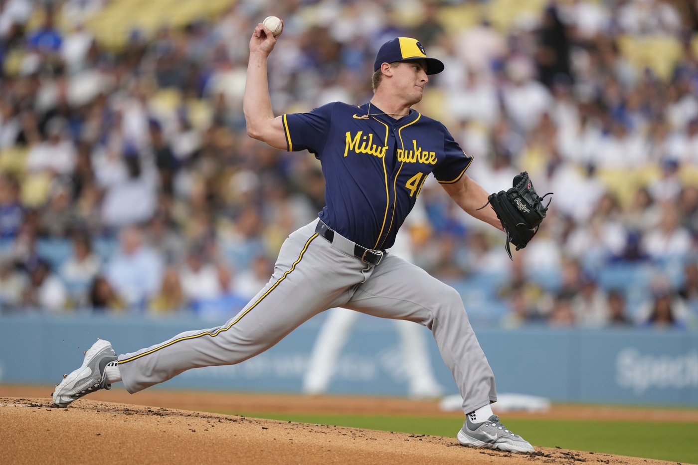 Quinn Priester dominates Dodgers as Brewers extend winning streak to 8 with 2-0 shutout | iNFOnews.ca