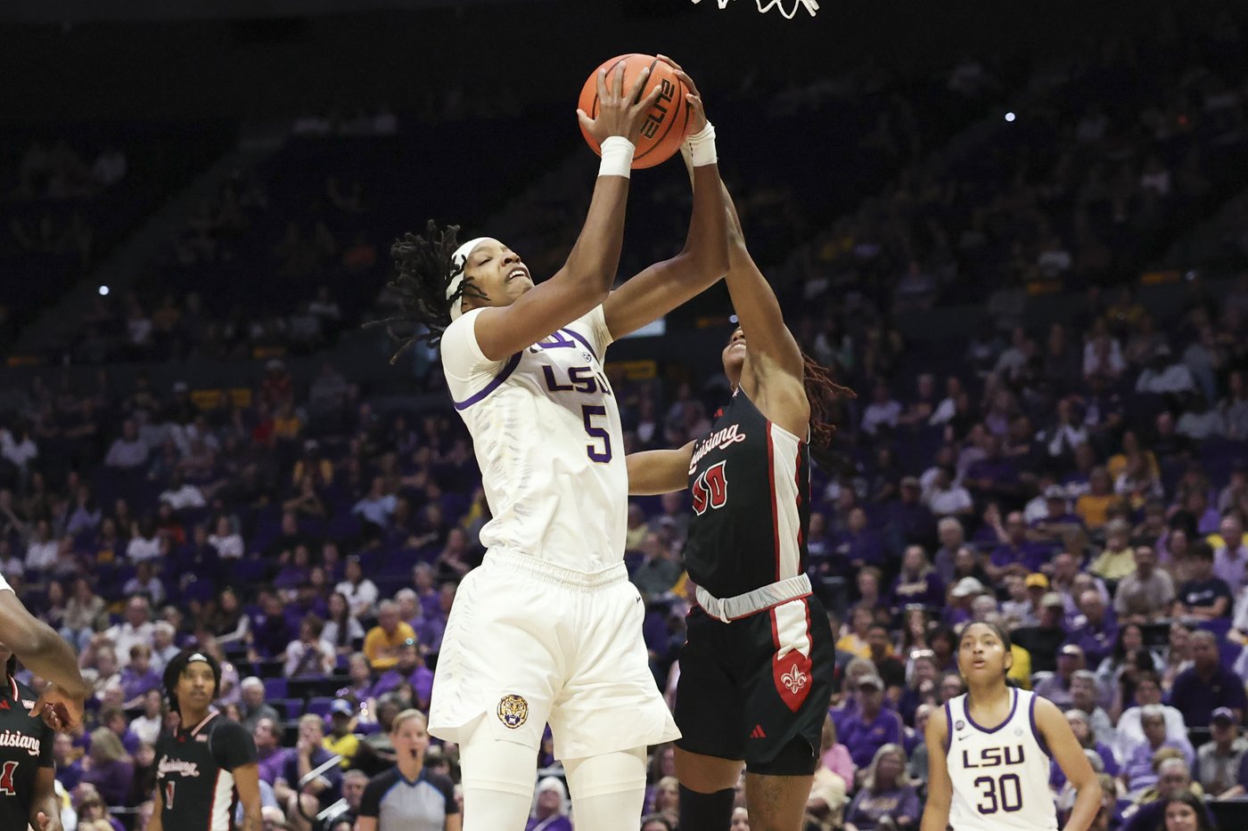 Wolfenbarger, Morrow lead No. 4 LSU past Louisiana-Lafayette 85-57 | iNFOnews.ca
