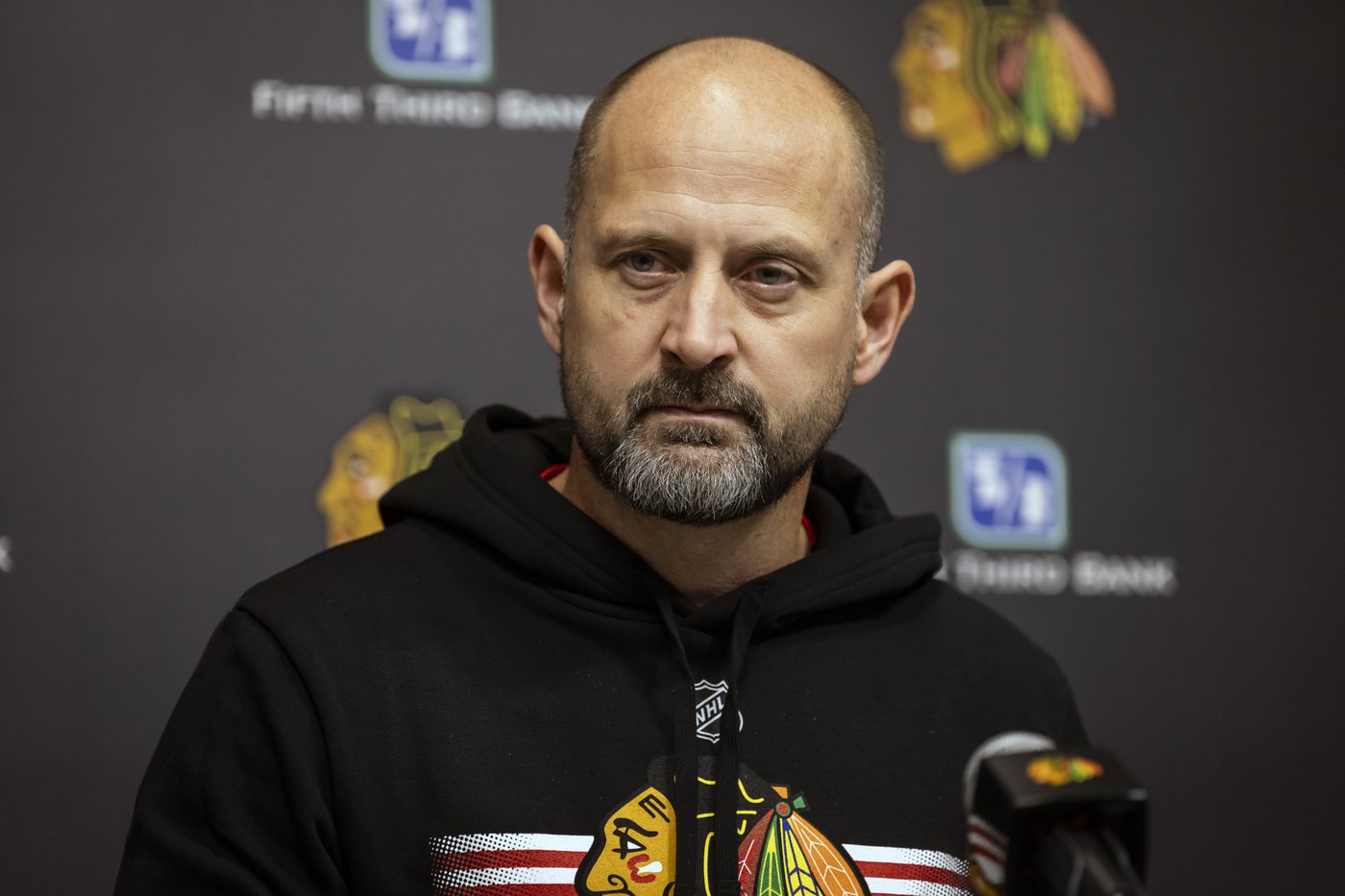 Blackhawks GM Kyle Davidson looks for improvement from team after firing coach | iNFOnews.ca Blackhawks GM Kyle Davidson looks for improvement from team after firing coach | iNFOnews.ca