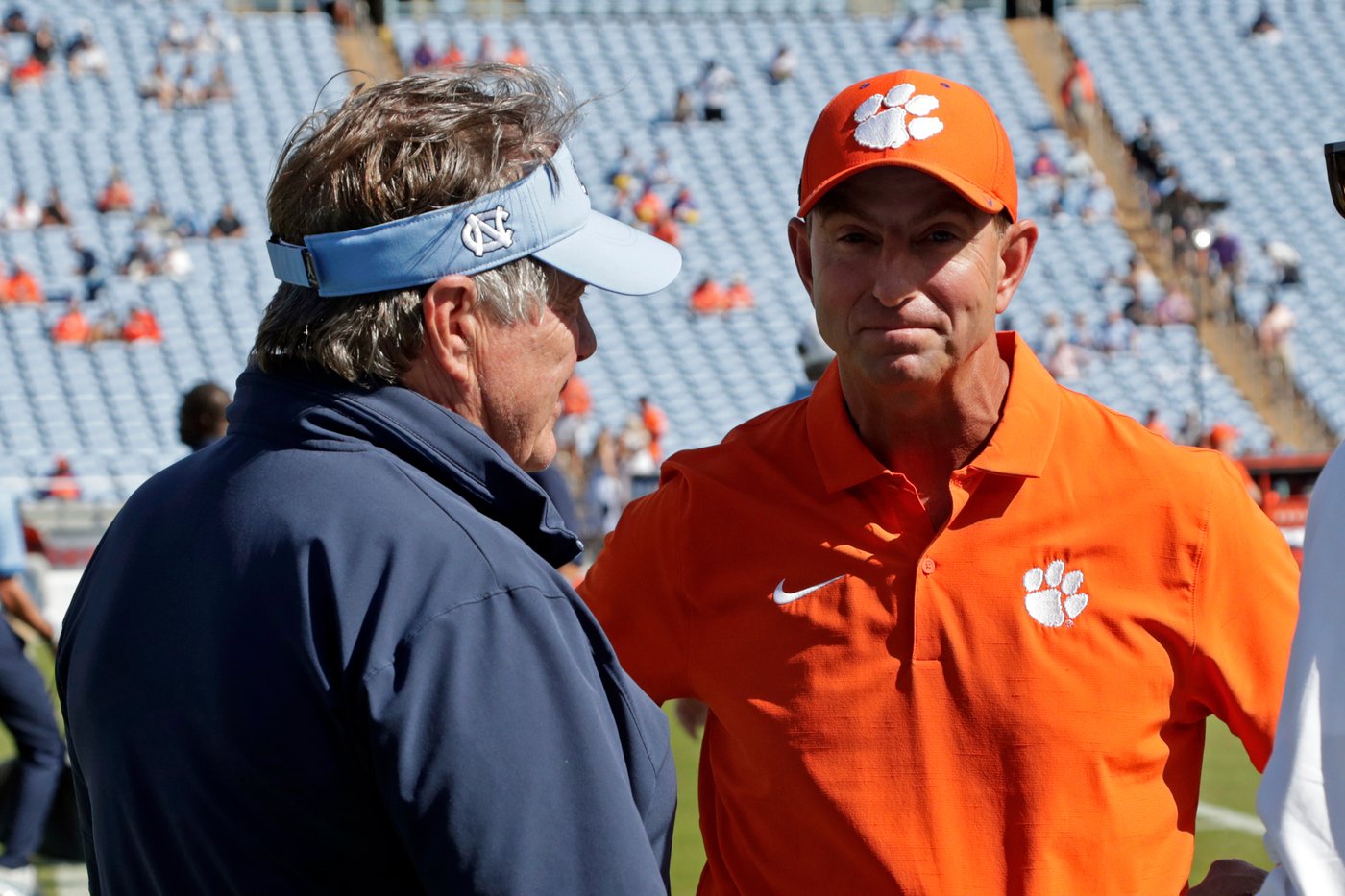 Dabo Swinney and Clemson find positives after a bye. Bill Belichick and UNC find more of the same | iNFOnews.ca Dabo Swinney and Clemson find positives after a bye. Bill Belichick and UNC find more of the same | iNFOnews.ca