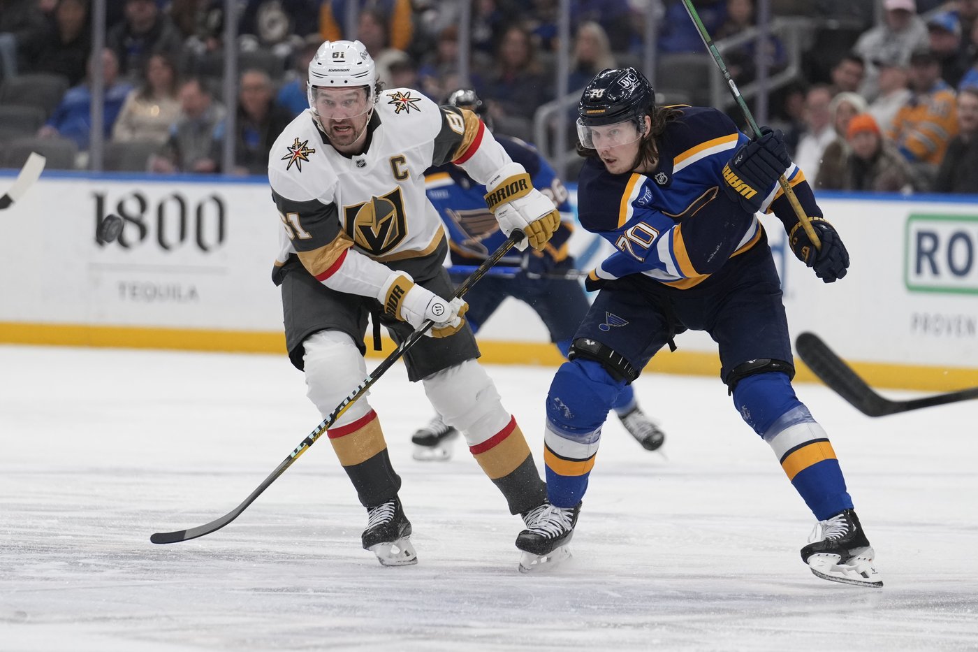 Stone scores 19 seconds into game, Hertl scores in 4th straight, and Vegas downs St. Louis 4-2 | iNFOnews.ca Stone scores 19 seconds into game, Hertl scores in 4th straight, and Vegas downs St. Louis 4-2 | iNFOnews.ca