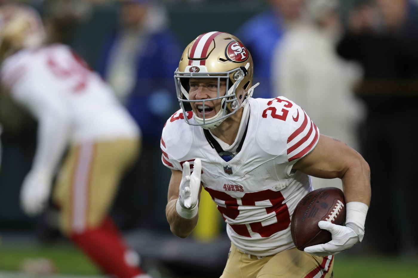49ers running back Christian McCaffrey says he has 'zero restrictions' to start offseason program | iNFOnews.ca