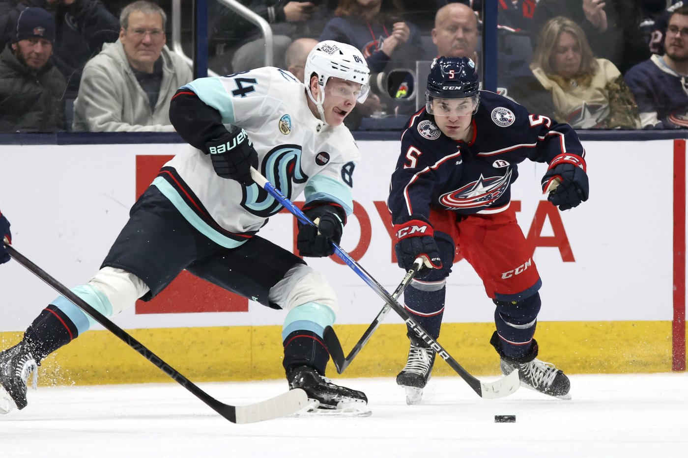 Columbus rookies Mateychuk and Del Bel Belluz have a goal and an assist each in 6-2 win over Seattle | iNFOnews.ca Columbus rookies Mateychuk and Del Bel Belluz have a goal and an assist each in 6-2 win over Seattle | iNFOnews.ca
