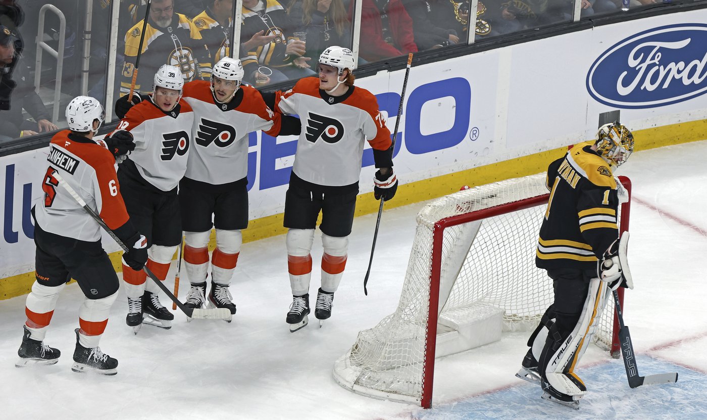 Zacha scores in overtime as the Bruins rally past the Flyers for their 4th straight win | iNFOnews.ca