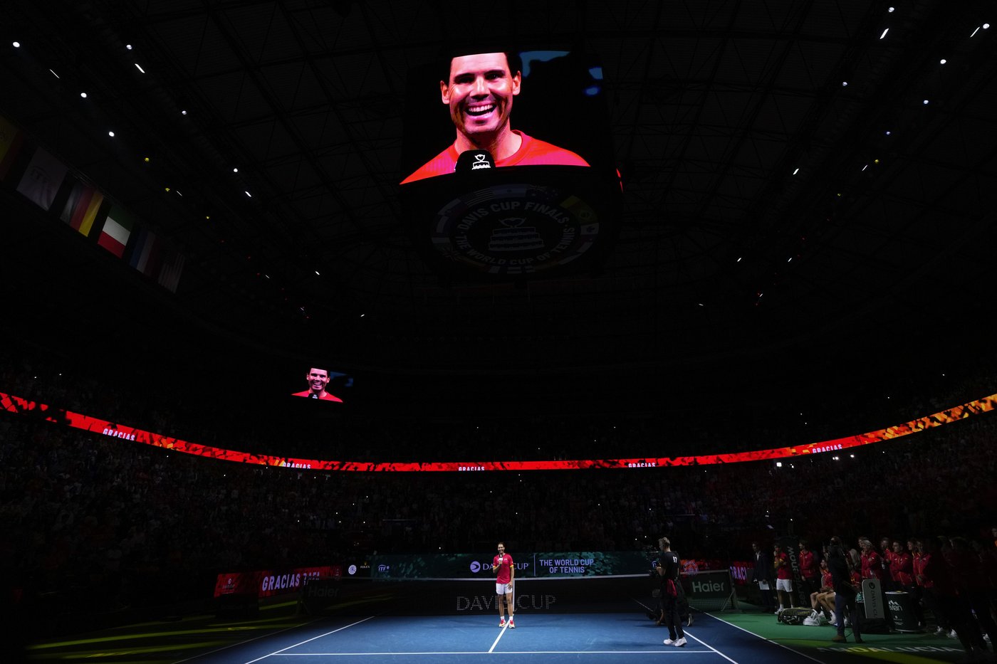 An emotional Rafael Nadal retires at the Davis Cup after he loses and Spain is eliminated | iNFOnews.ca An emotional Rafael Nadal retires at the Davis Cup after he loses and Spain is eliminated | iNFOnews.ca