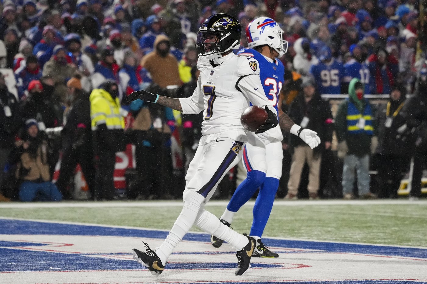 Josh Allen scores 2 TDs, Bills force 3 turnovers to beat Ravens 27-25 and reach AFC title game | iNFOnews.ca Josh Allen scores 2 TDs, Bills force 3 turnovers to beat Ravens 27-25 and reach AFC title game | iNFOnews.ca