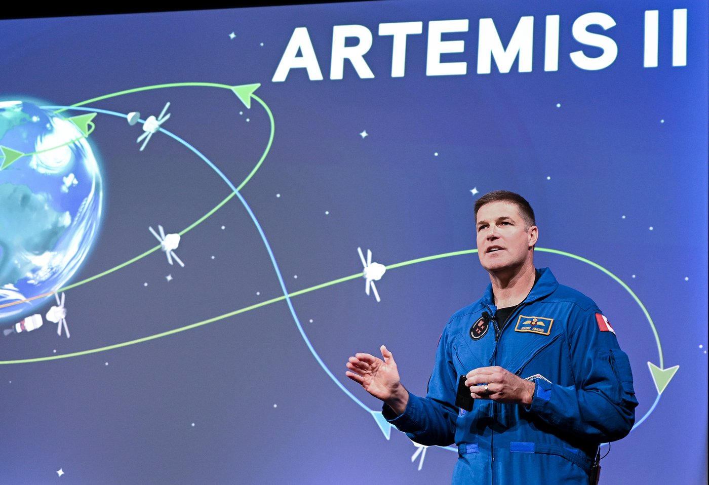 Astronaut Jeremy Hansen fields kids' queries, 100 days from Artemis 2 launch opening | iNFOnews.ca