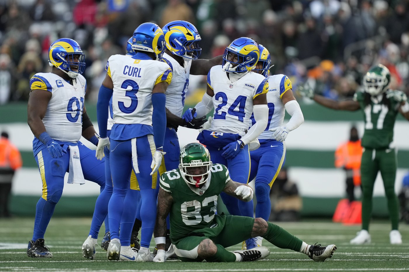 Stafford's TD pass to Higbee after Rodgers' turnover leads Rams past Jets 19-9 | iNFOnews.ca Stafford's TD pass to Higbee after Rodgers' turnover leads Rams past Jets 19-9 | iNFOnews.ca
