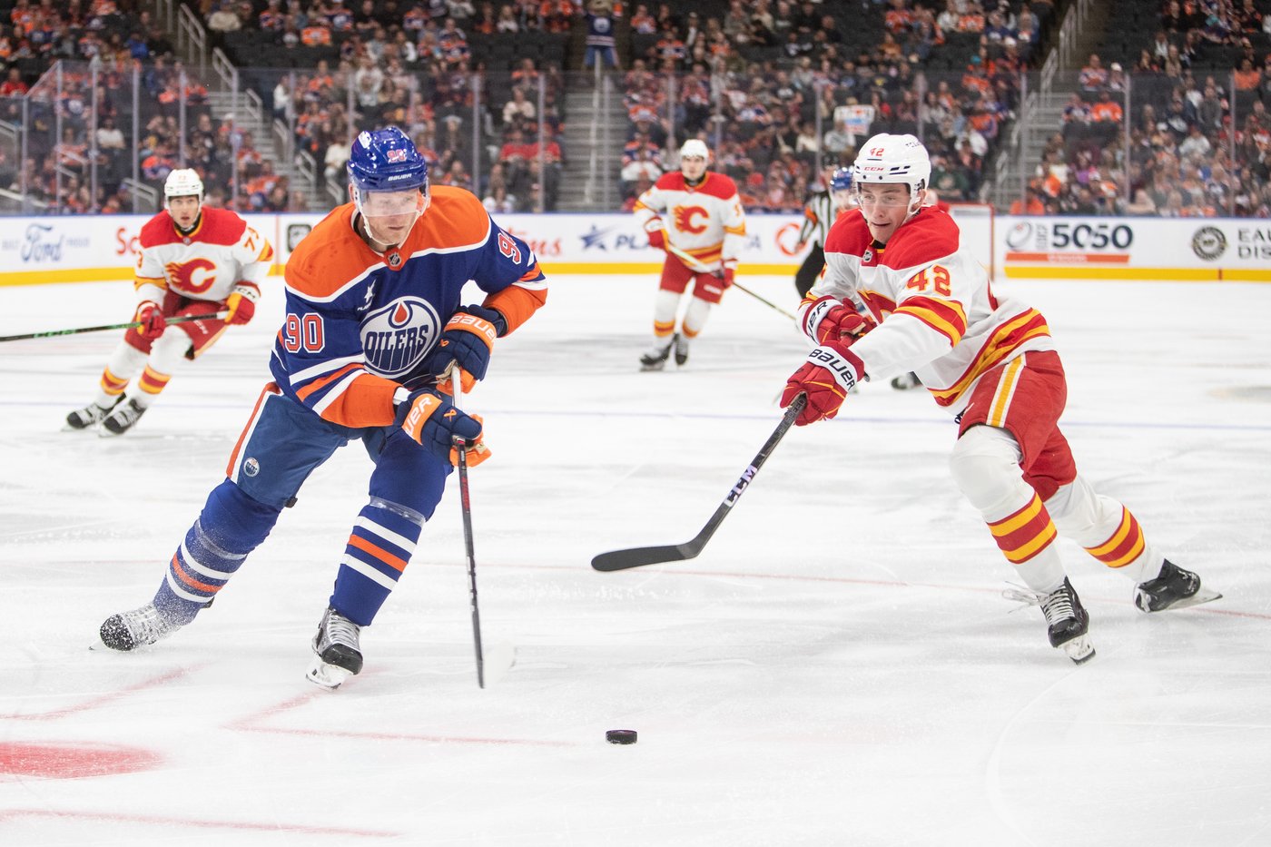 Coronato sparks Flames in 6-3 road win over Oilers | iNFOnews.ca Coronato sparks Flames in 6-3 road win over Oilers | iNFOnews.ca