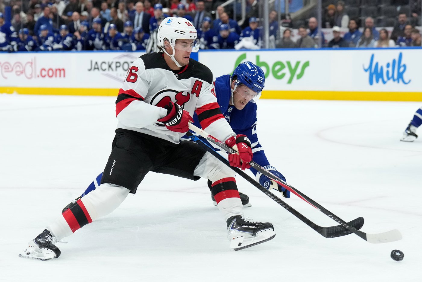Jack Hughes registers hat trick, New Jersey Devils down Toronto Maple Leafs | iNFOnews.ca