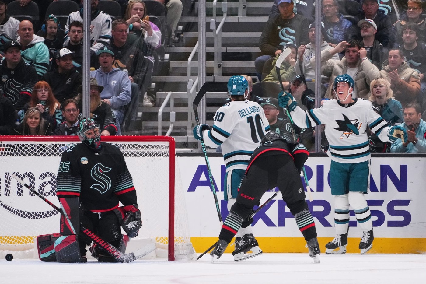 Celebrini leads Sharks to 6-1 win over Kraken | iNFOnews.ca Celebrini leads Sharks to 6-1 win over Kraken | iNFOnews.ca