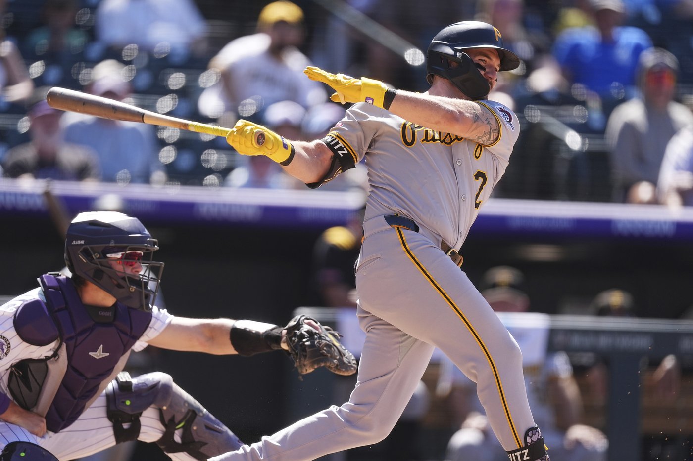 Spencer Horwitz homers twice, drives in 6 runs to lead Pirates to a 9-5 win over Rockies | iNFOnews.ca