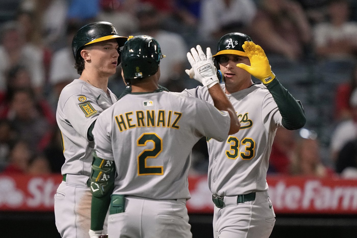 Athletics erupt for seven runs in third inning of a 10-4 win over Angels | iNFOnews.ca Athletics erupt for seven runs in third inning of a 10-4 win over Angels | iNFOnews.ca