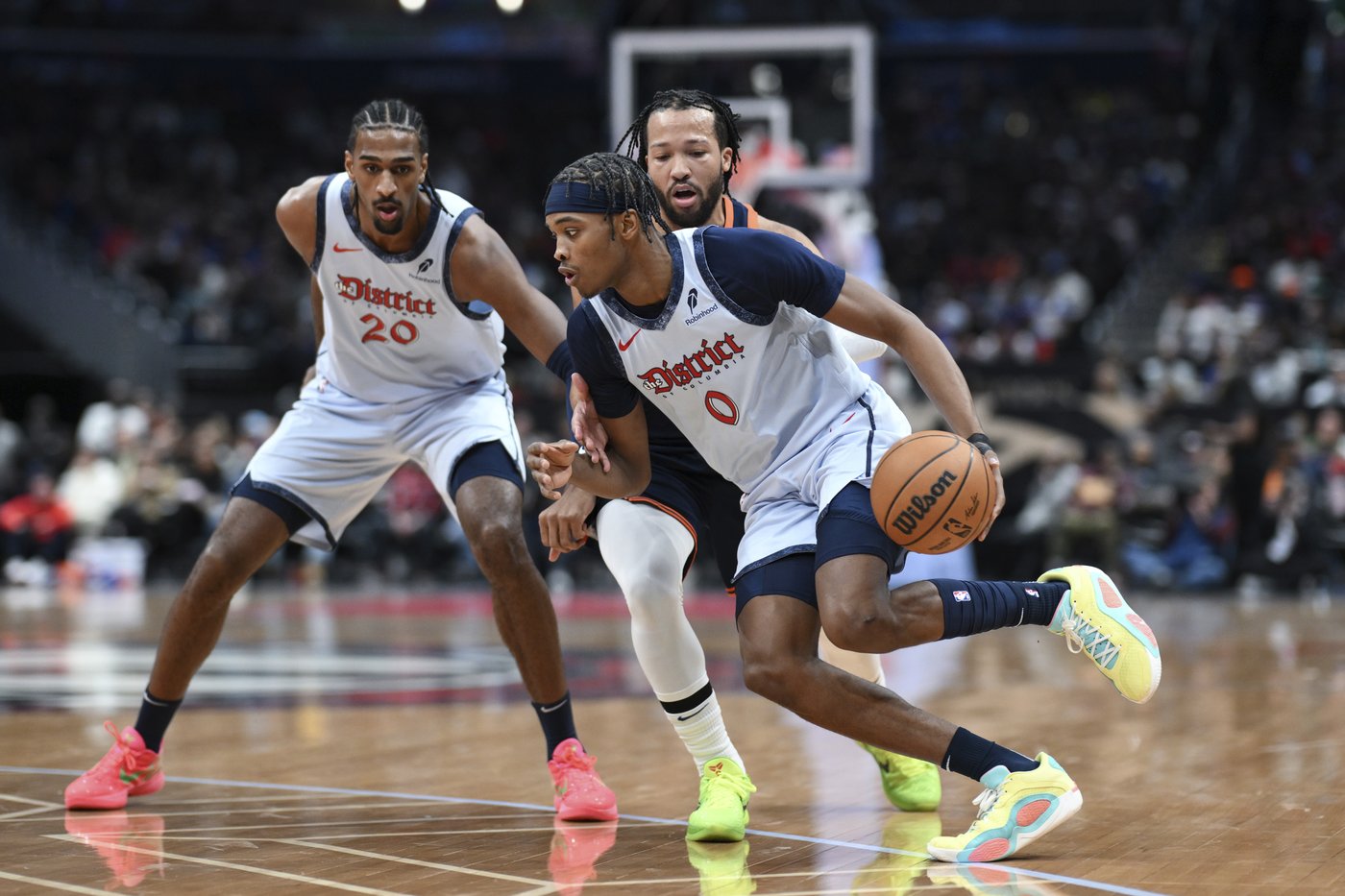Hart's triple-double, Towns' 32 points lead Knicks to 8th straight win, 126-106 over Wizards | iNFOnews.ca Hart's triple-double, Towns' 32 points lead Knicks to 8th straight win, 126-106 over Wizards | iNFOnews.ca