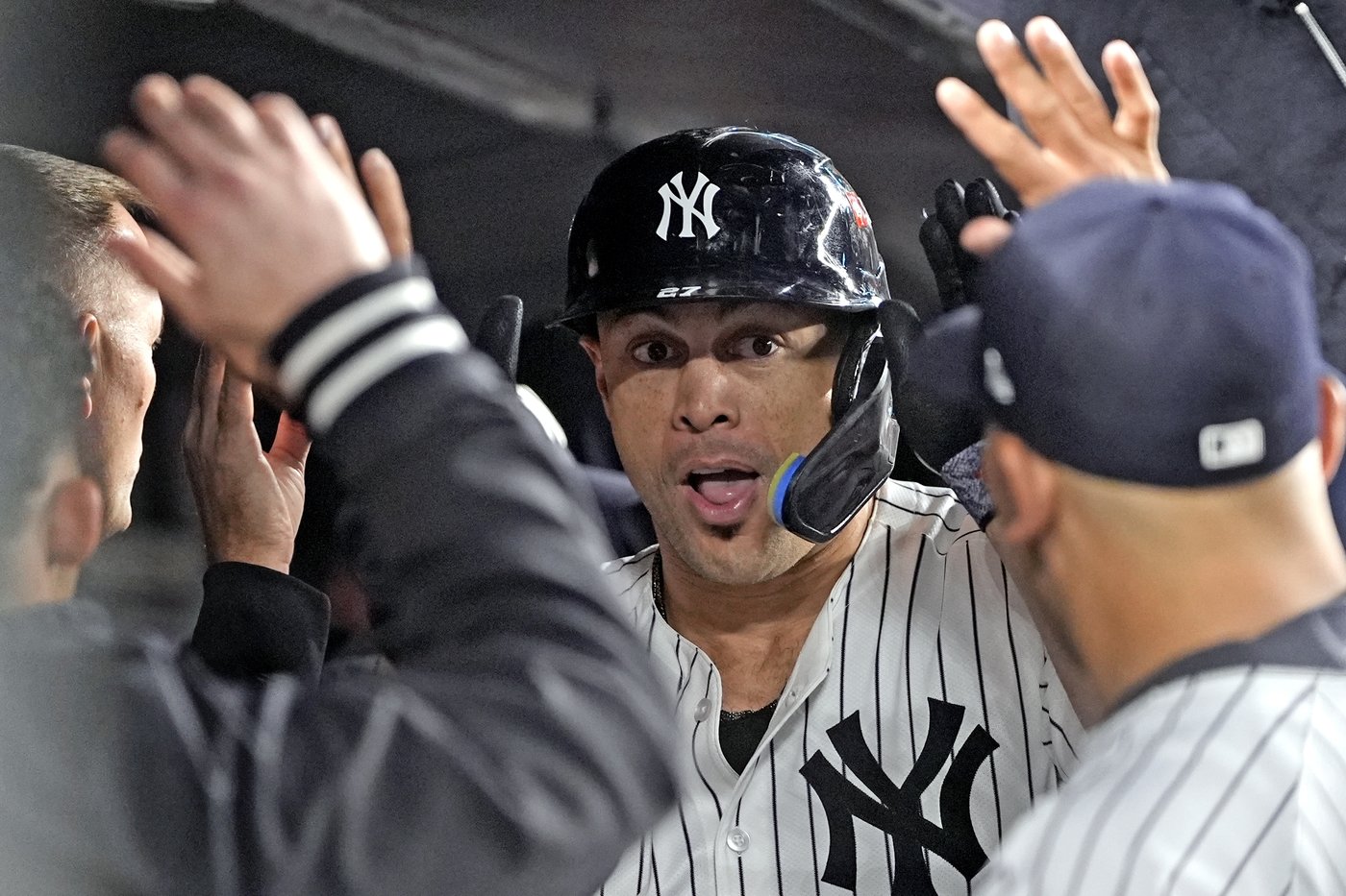Soto, Stanton homers back Rodón as Yankees take advantage of wild Guardians to win ALCS opener 5-2 | iNFOnews.ca Soto, Stanton homers back Rodón as Yankees take advantage of wild Guardians to win ALCS opener 5-2 | iNFOnews.ca