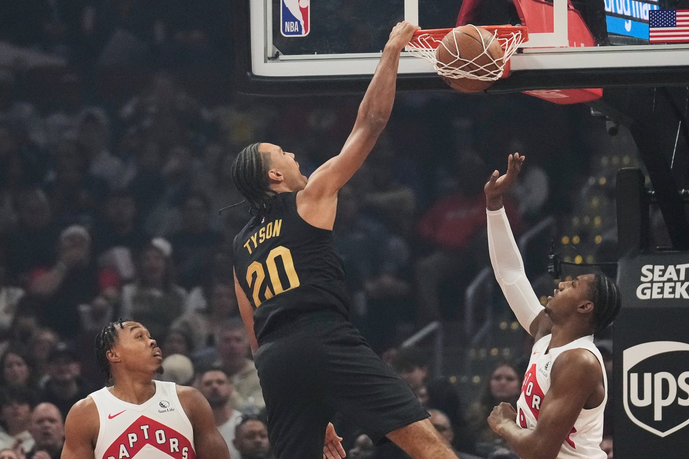 Battle scores 20 points, hits key pair of 3s as Raptors beat Cavs 112-101 | iNFOnews.ca Battle scores 20 points, hits key pair of 3s as Raptors beat Cavs 112-101 | iNFOnews.ca
