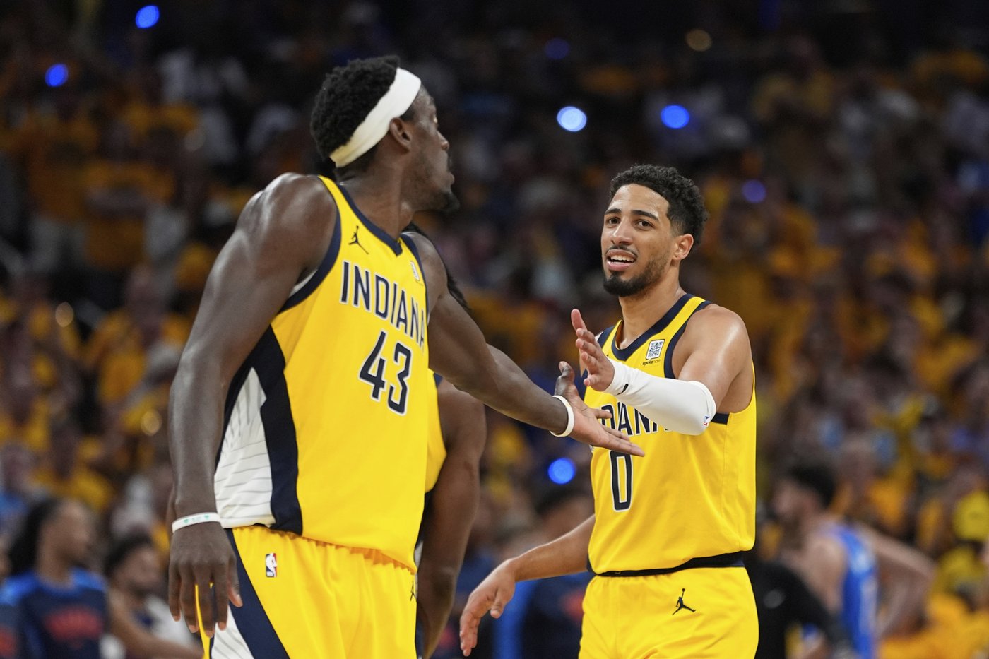 Tyrese Haliburton helps spark Pacers' Game 6 win over Thunder while playing with strained calf | iNFOnews.ca Tyrese Haliburton helps spark Pacers' Game 6 win over Thunder while playing with strained calf | iNFOnews.ca