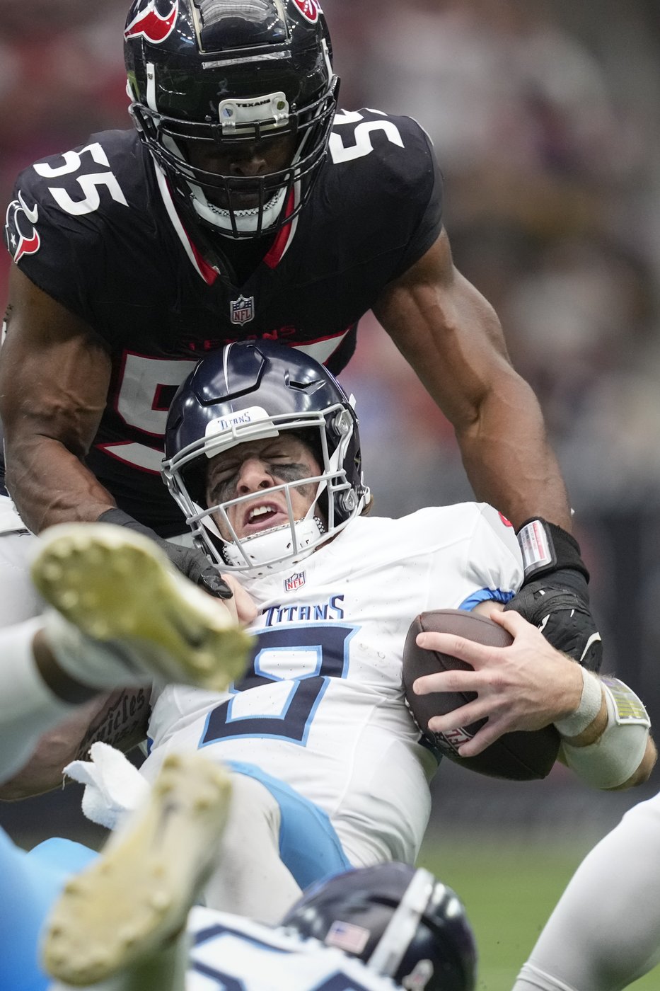 Titans working with QB Will Levis to cut down on the number of sacks he takes | iNFOnews.ca