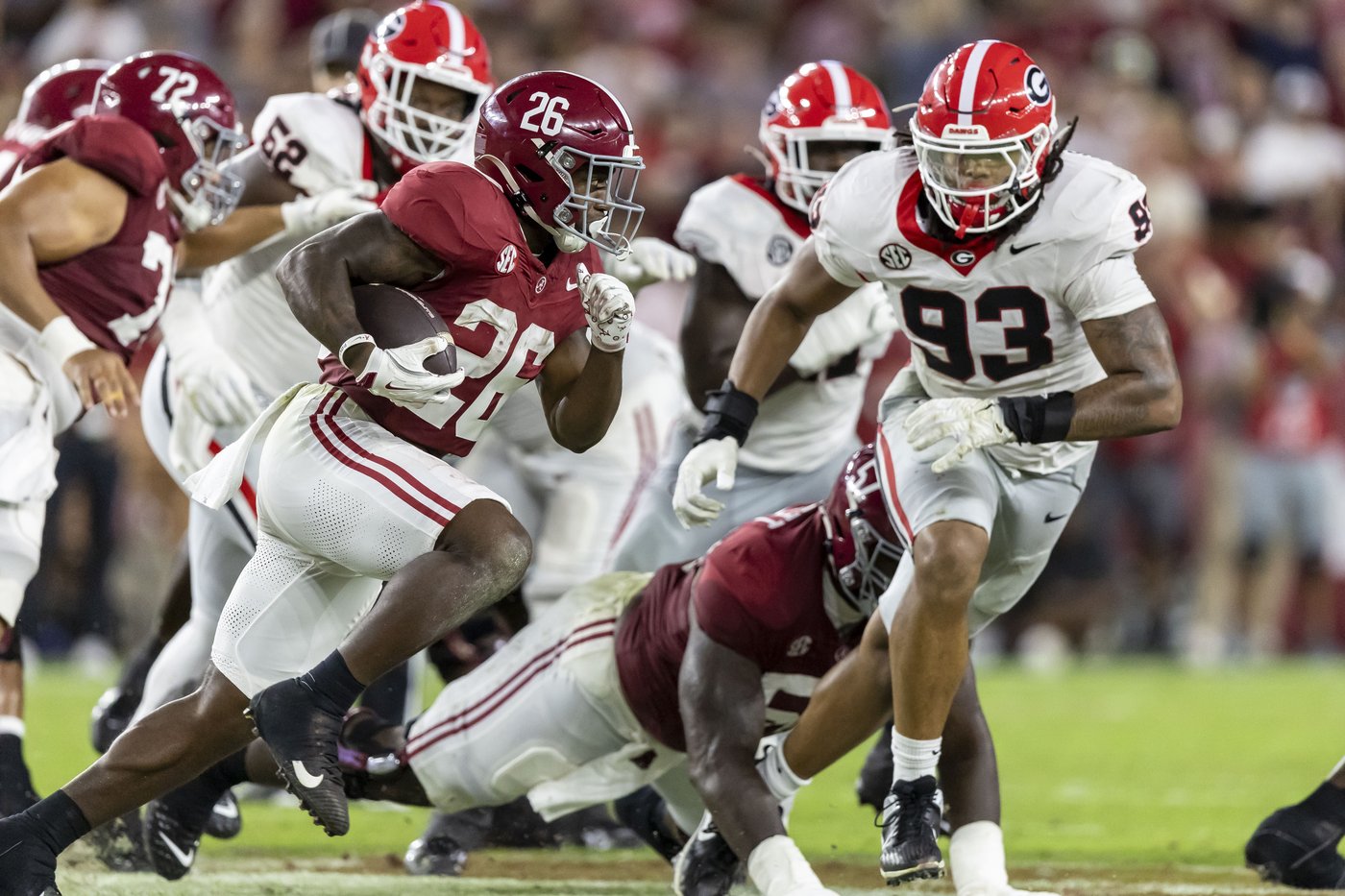 Milroe-to-Williams TD connection helps No. 4 Alabama beat No. 2 Georgia 41-34 in DeBoer's SEC opener | iNFOnews.ca Milroe-to-Williams TD connection helps No. 4 Alabama beat No. 2 Georgia 41-34 in DeBoer's SEC opener | iNFOnews.ca