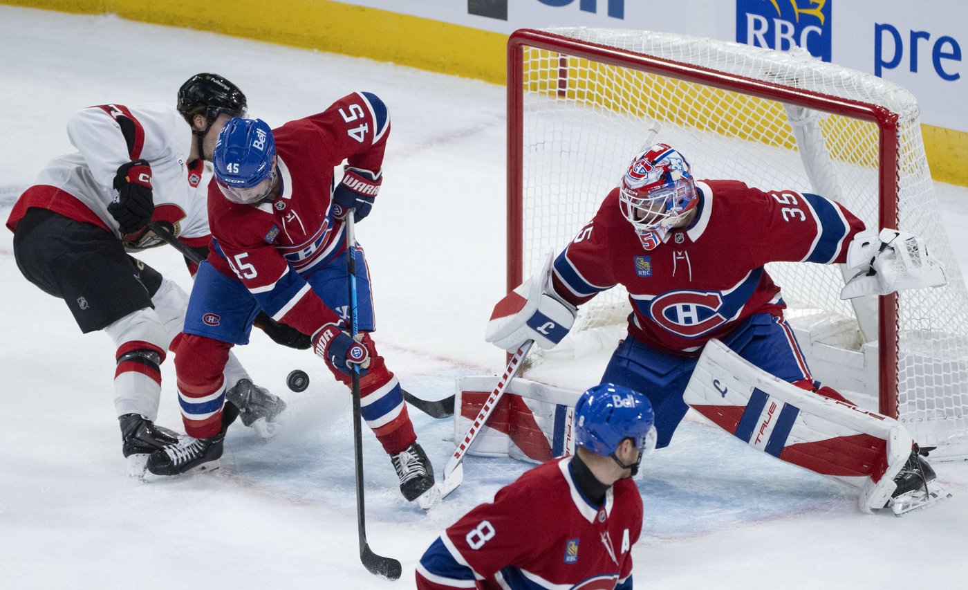 Canadiens quick to congratulate Montembeault after overtime win over Senators | iNFOnews.ca
