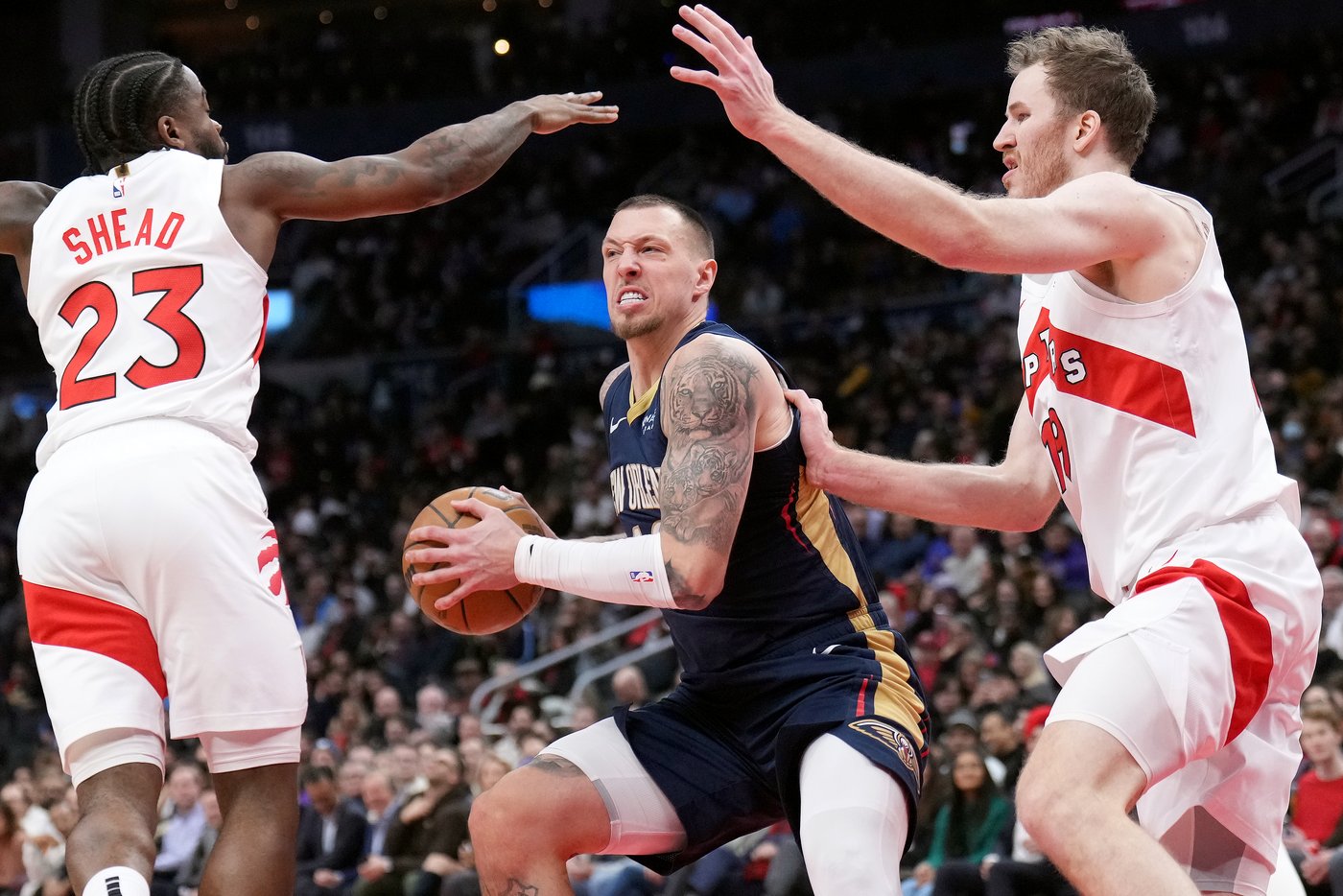 Raptors sneak past Pelicans 113-104 for fourth straight win | iNFOnews.ca Raptors sneak past Pelicans 113-104 for fourth straight win | iNFOnews.ca