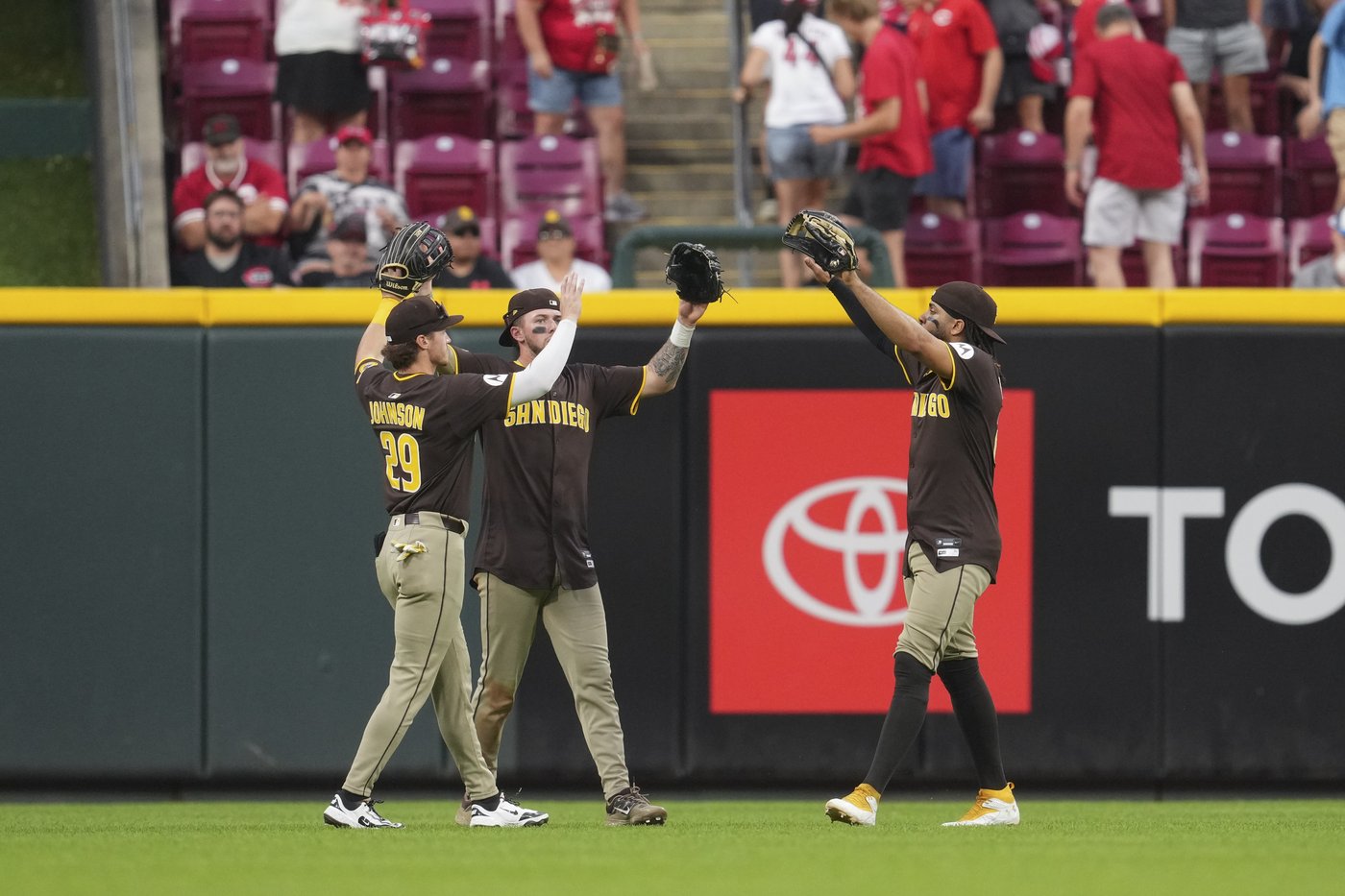 Gavin Sheets' 3-run homer caps Padres' rally for 6-4 win over Reds | iNFOnews.ca Gavin Sheets' 3-run homer caps Padres' rally for 6-4 win over Reds | iNFOnews.ca