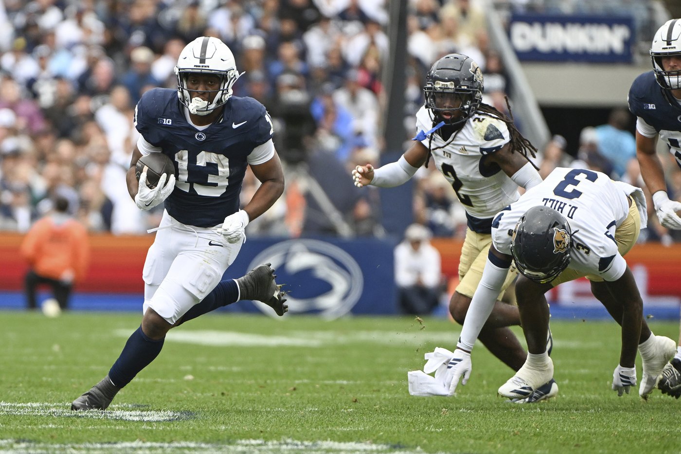 Allar throws for 200 yards and 2 TDs as No. 2 Penn State overcomes slow start in 34-0 win over FIU | iNFOnews.ca Allar throws for 200 yards and 2 TDs as No. 2 Penn State overcomes slow start in 34-0 win over FIU | iNFOnews.ca